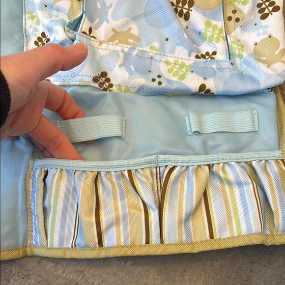 NWOT Gund Baby Portable Diaper Bag, Zoo Animal, Fold Out Bag, Holiday, On The Go - Picture 11 of 16